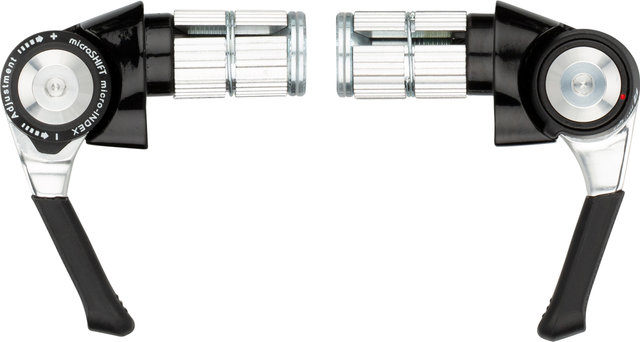 microSHIFT BS-T09 2-/3-/9-speed Bar End Shifters - black