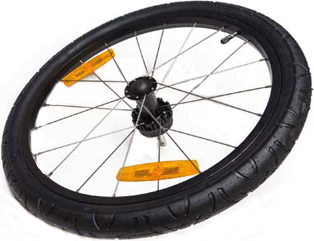 Burley Rueda de 20" para remolque para niños - negro