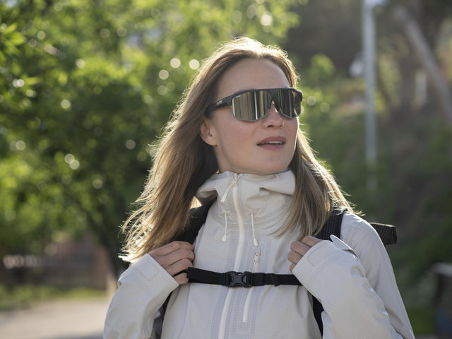 uvex Set de lunettes de sport Axos - black mat/mirror silver
