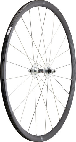 Miche Set de Roues pour Piste Pistard - noir-argenté/Non Boost/Non Boost/100 mm/28"/Pignon à vis/100 mm/Roue libre filetée/100 mm/120 mm