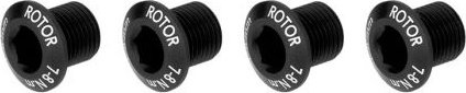 Rotor INspider Crown Bolt Set Single - negro | 7 mm