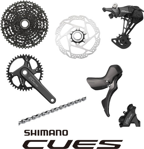 Shimano Complete set CUES 1x11-speed - black | none | 42 | 11-50 | 170,0 mm