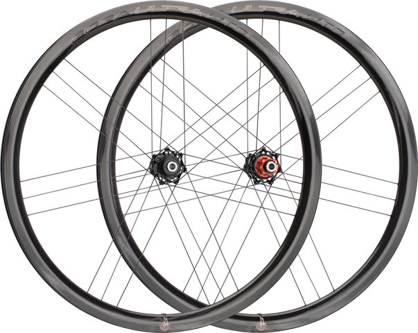 Campagnolo Bora Ultra WTO 35 C23 Disc Center Lock 28" Laufradsatz - schwarz | 28" | 142 mm | Non Boost | 100 mm | Non Boost | Campagnolo N3W