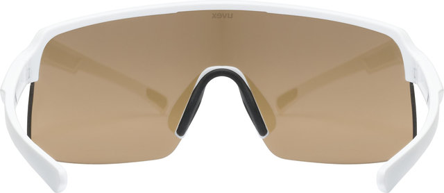 uvex dyrt Glasses - white matte | mirror gold