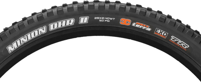 Maxxis Minion DHF / DHR II 3C MaxxTerra EXO WT TR 29" Faltreifen 2er Set - schwarz/29 "/61 mm/61-622
