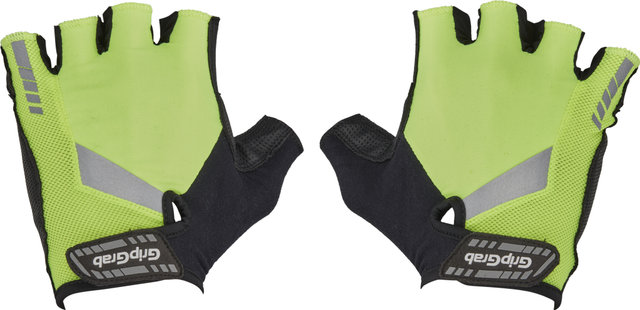 GripGrab ProGel Hi-Vis Padded Halbfinger-Handschuhe - yellow hi-vis/M