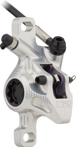 Hope XCR PRO X2 Postmount v+h Set Scheibenbremse - silver/Set/links/rechts (seitenspezifisch)
