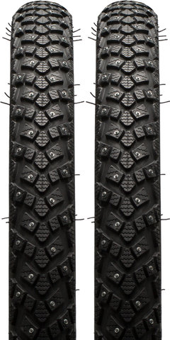 Schwalbe Cubierta de alambre con spikes Marathon Winter Plus 24" en set de 2 - schwarz reflex | 24 | 47 mm | 47-507 | 1.75 