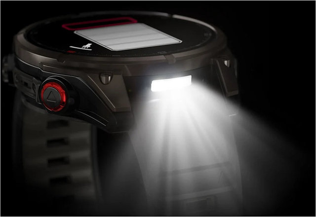 Garmin Fenix 8 Pro – 47 mm AMOLED Sapphire Titanium GPS multisport smartwatch - black-carbon gray