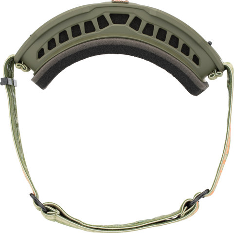 O'NEAL B-10 Striped Goggle - green-orange | silver mirror