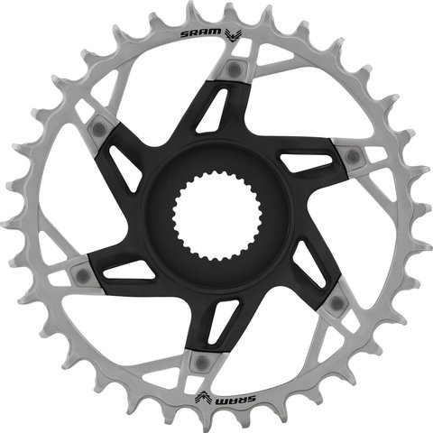 SRAM Chainring T-Type XX Eagle Transmission Direct Mount for Bosch Gen4 - black-silver/34 