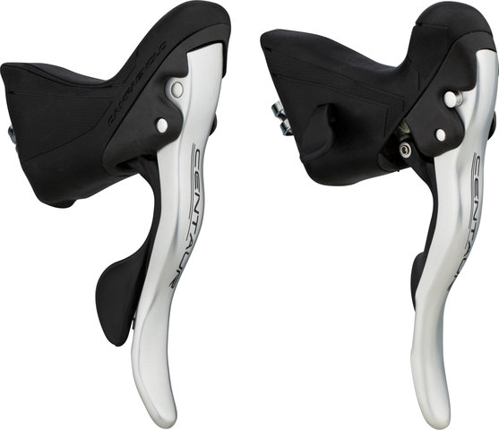 Campagnolo Conjunto Centaur 11 del + tras Ergopower 2x11 velocidades maneta de ca - silver