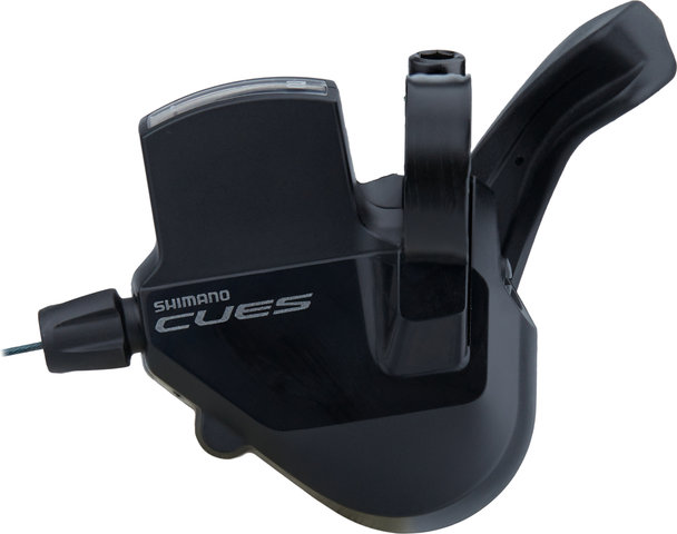 Shimano CUES Schaltgriff SL-U6000 Mono Klemmschelle mit Ganganzeige 2-fach - schwarz/2-fach