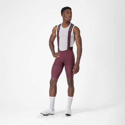 Castelli Premio Evo Bib Short Trägerhose - deep bordeaux winter sky | M