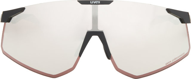 uvex pace perform CV Sportbrille - black matt/serious silver