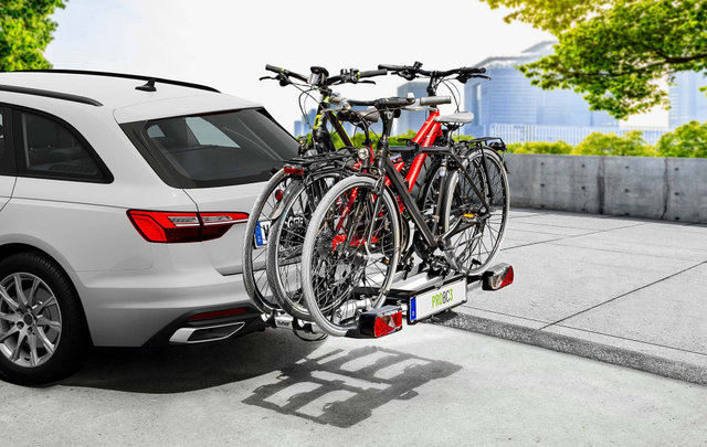 Eufab Porte-Vélo pour l'Attelage de Remorque ProBC3 - noir-argenté