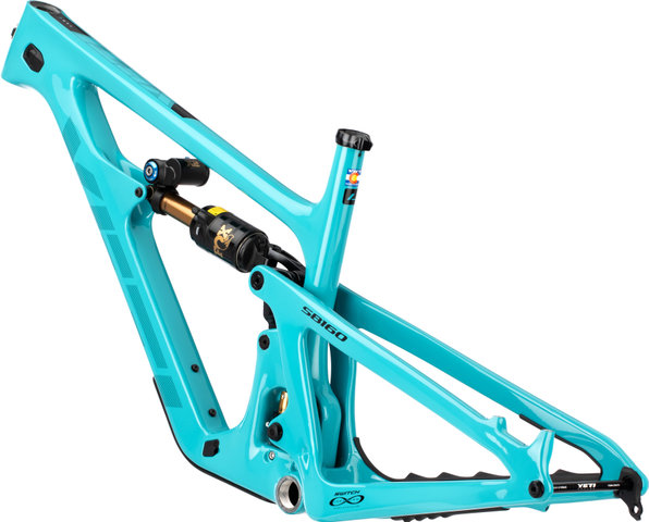 Yeti Cycles Kit de cuadro SB160 TURQ Carbon 29" - turquoise/29"/L