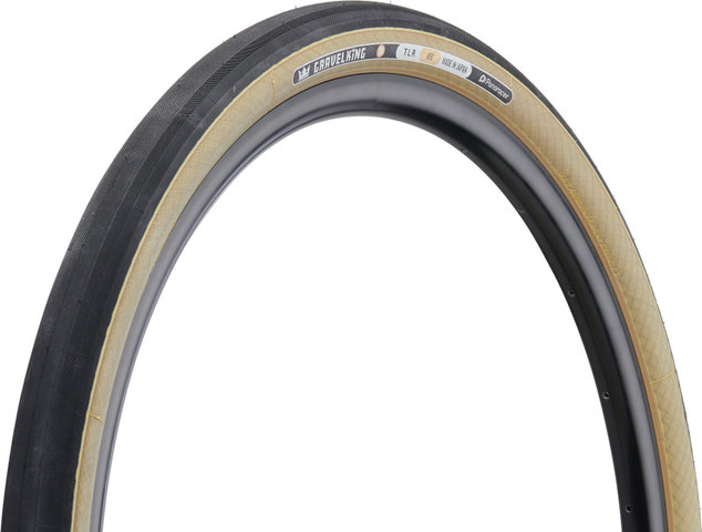 Panaracer GravelKing R TLR 28" Faltreifen - black-amber/28 "/45-622/45 mm