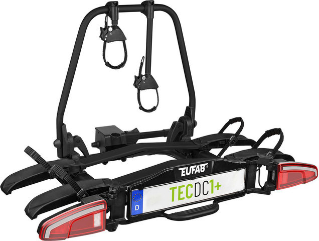Eufab TECDC1+ Bike Rack for Trailer Hitch - black-black