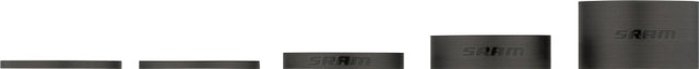 SRAM UD Carbon Headset Spacer Set, 5 pcs. - black-black