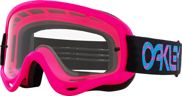 Oakley O Frame MX Goggle - pink splatter | clear