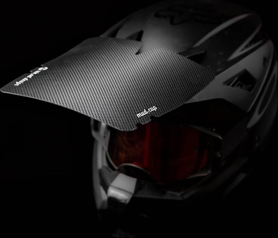rie:sel design Mud:Cap Helmet Extension - carbon 21