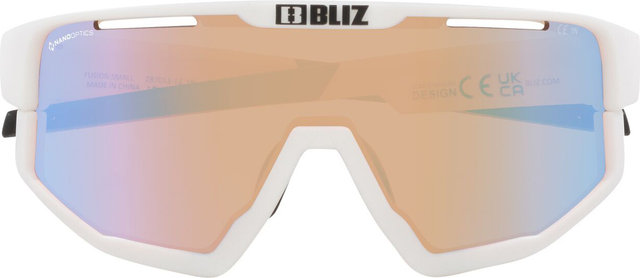 Bliz Fusion Small Nano Optics Nordic Light Sportbrille - matte white/coral-orange-blue