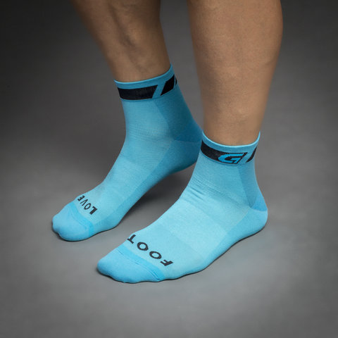 GripGrab Calcetines Classic Low Cut - blue/38-41