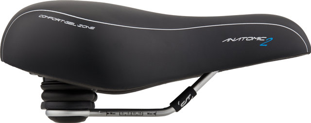 CONTEC Anatomic 2 City Herren Sattel - schwarz