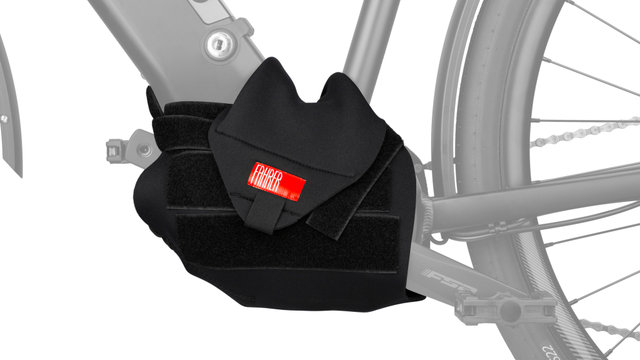 FAHRER E-Bike Motor Cover Premium - black
