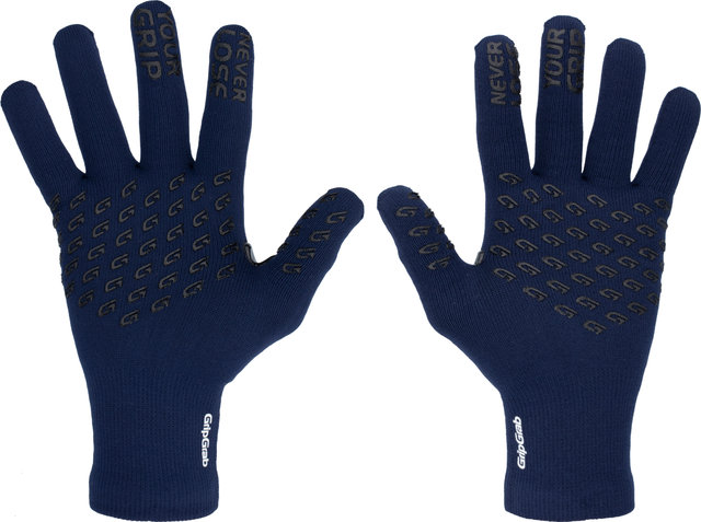 GripGrab Waterproof Knitted Thermal Ganzfinger-Handschuhe - navy blue/XL/XXL