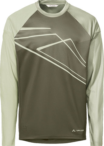 VAUDE T-shirt Moab LS pour hommes VI - khaki uni/M