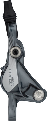 SRAM Freno de disco hidráulico Force - black-grey/Rueda delantera/Izquierdo (específico de lado)