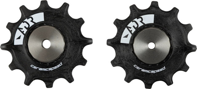 CeramicSpeed Sistema de Roldanas OSPW ALPHA para SRAM Red D1/ForceD2+D1/Rival E1+D1 - negro | 14 dientes (rueda guía), 20 dientes (rueda tensora)