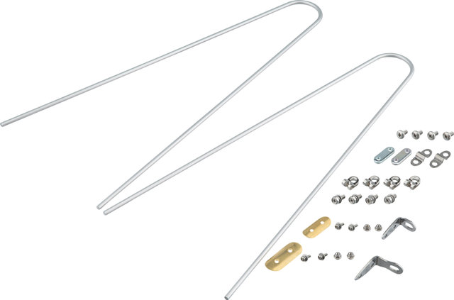 Honjo H1 Schutzblech Set VR + HR - smooth fluted-aluminium/43 mm / 28"