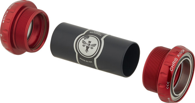 Chris King ThreadFit 24 Bottom Bracket - red/BSA