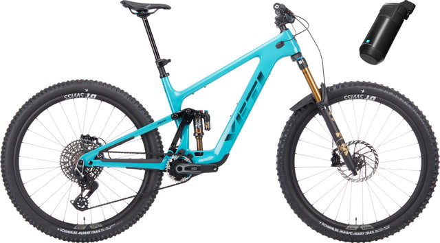 Yeti Cycles MTe T3 X0 AXS Carbon 29" E-Mountain Bike - turquoise | 160 mm | 160,0 mm | 44 mm | L | 29"