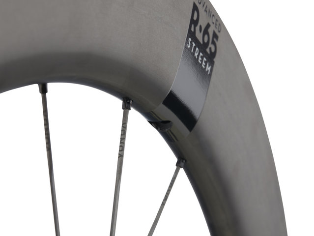 NEWMEN Advanced R.65 Streem VONOA Center Lock Disc Carbon 28" Wheelset - black-black/142 mm/100 mm/28"/Shimano Road/100 mm/Shimano Road/100 mm/142 mm