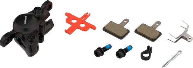 Shimano Pinza de frenos BR-MT200 con pastillas de resina - negro/Set/ninguno