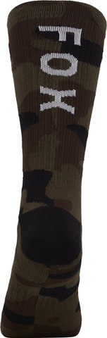 Fox Head Chaussettes Fox Camo Crew - green camouflage/43 - 47