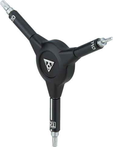 Topeak Clef à 3 Bras en Y Y-Torx Speed Wrench T10 / T25 / T30 - noir
