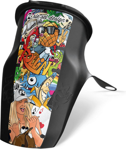 rie:sel design Adhesivo para guardabarros fox:coat para Fox Mudguard 36–38 MY21 - stickerbomb eyecatcher