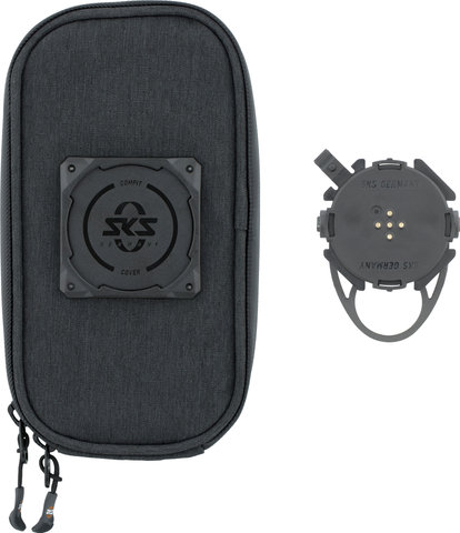 SKS Compit/Stem Smartphone Mount w/ Com/Smartbag Smartphone Case - black