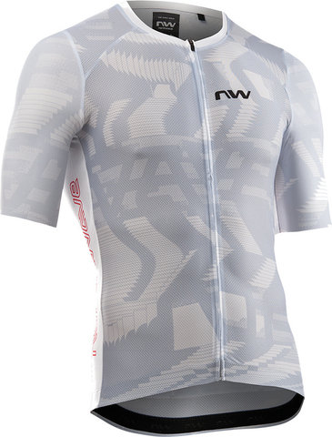 Northwave Maillot Blade Air manches courtes - light grey-radiant red/M
