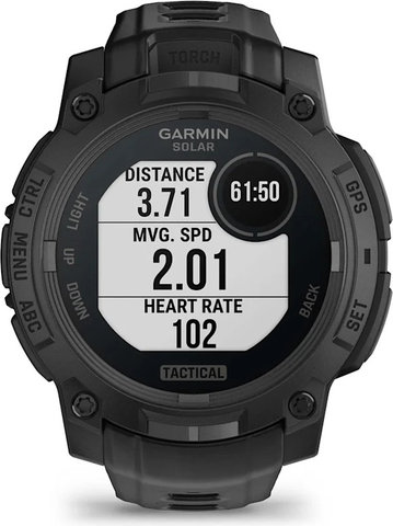 Garmin Instinct 3 45 mm Solar Tactical Edition GPS multisport smartwatch - black