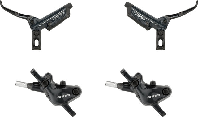 SRAM Set de frenos de disco Level TL d+t - gloss black/Set/left/right (side-specific)