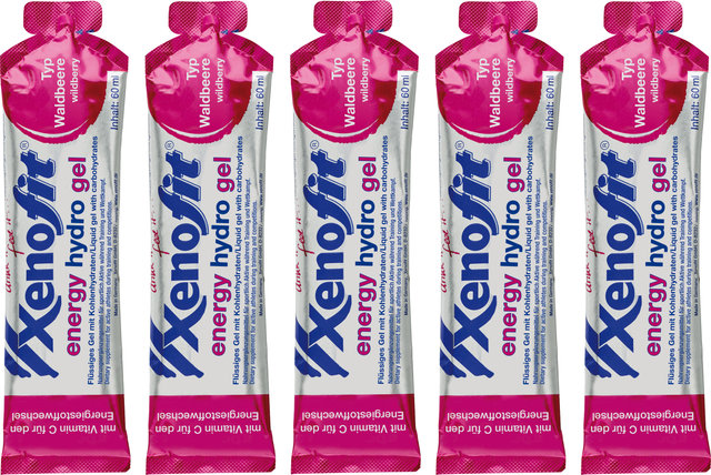 Xenofit energy hydro Gel - 5 Stück - waldbeere/300 ml