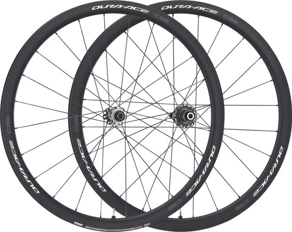 Shimano WH-R9270-C36-TL Dura-Ace Disc Center Lock Carbon Laufradsatz + Tasche - schwarz/Non Boost/Non Boost/142 mm/100 mm/28"/Shimano Road 12-fach/100 mm/Shimano Road 12-fach/100 mm/142 mm
