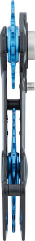CeramicSpeed Système de Galets de Dérailleur OSPW X pour SRAM AXS XPLR - blue/13 dents (galet guide), 19 dents (galet tendeur)