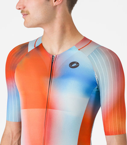 Castelli Free Sanremo 2 Suit S/S Zeitfahranzug - paprika winter sky black | M